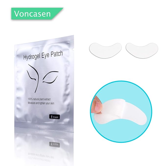 100 Pairs Set,Under Eye Pads,Comfy and Cool Under Eye Patches Gel Pad for Eyelash Extensions Eye Mask Beauty Tool-VeraVaultWomen