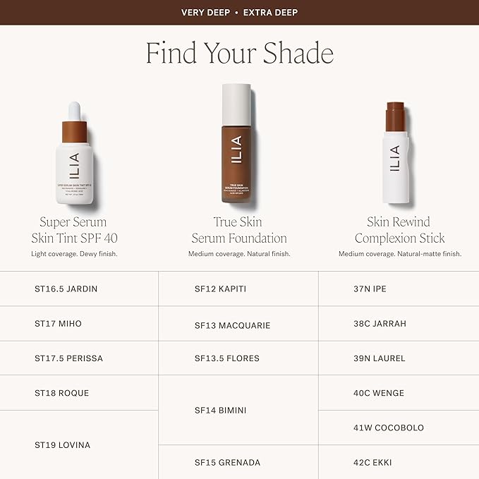 ILIA - Skin Rewind Complexion Stick - Foundation + Concealer + Skincare | Non-Toxic, Vegan, Cruelty-Free, Clean Makeup (39N - Laurel, 0.35 oz | 10 g)-VeraVaultWomen