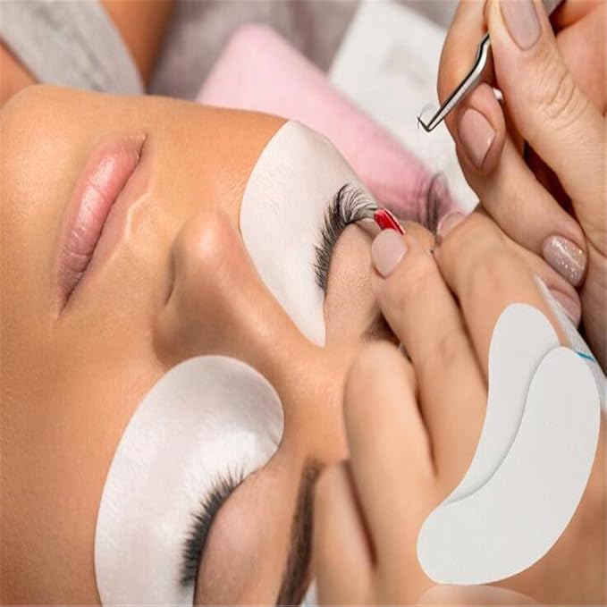 100 Pairs Set,Eye Gel Patches,Under Eye Pads Lint Free Lash Extension Eye Gel Patches (purple)-VeraVaultWomen