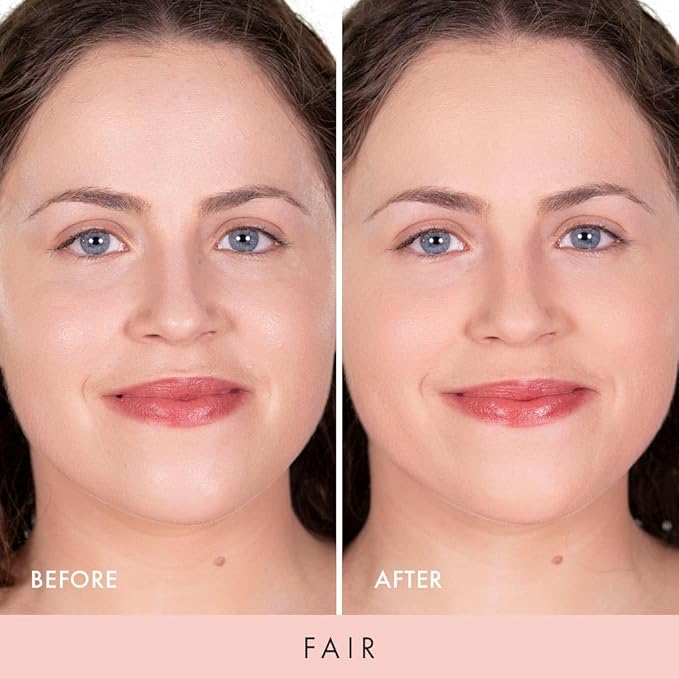 Wander Beauty Wanderlust Powder Foundation - Fair - Blurs and Evens Skin Tone - Perfects and Hydrates With Hyaluronic Acid, Aloe, Honeysuckle, & Vitamin E - Lightweight, Buildable Coverage - 0.31 oz-VeraVaultWomen