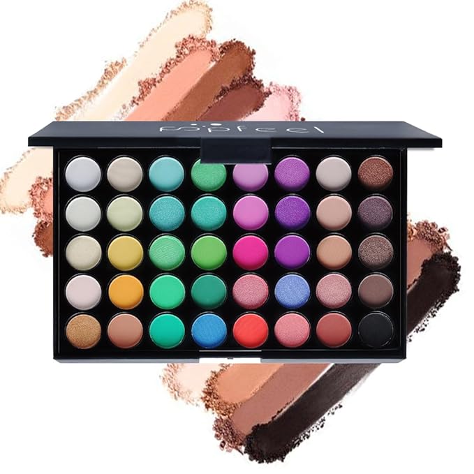 Makeup Kit for Women, Eyeshadow Makeup Gift Set for Teen Girls, Eyebrow Eye Shadow Makeup Kit with 40 Colors Eyeshadow Palette, Mascara, Eyeliner, Eye Brow Pencil, Eye Brush-VeraVaultWomen
