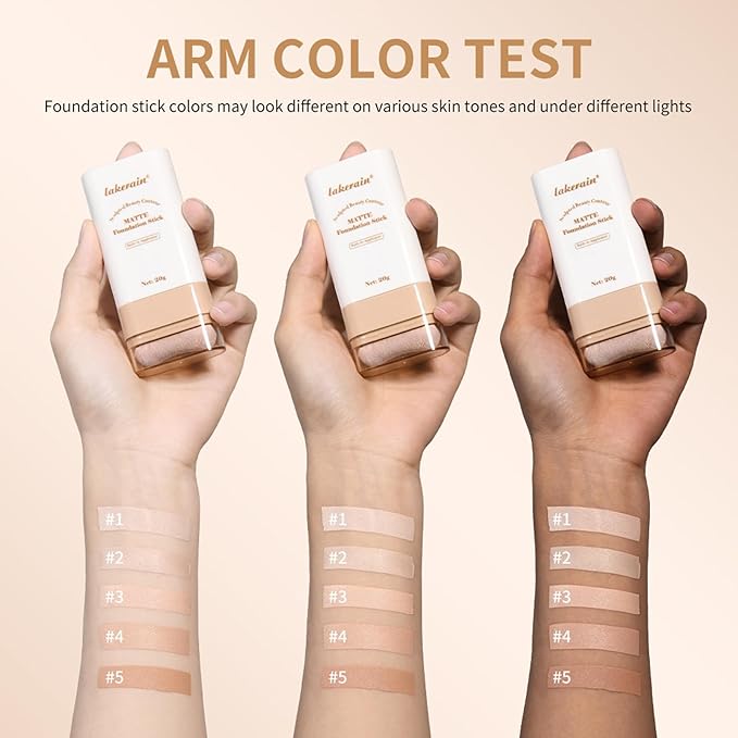 Beauty Balm Serum Boosted Skin Tint, Dual-Ended Eraser Foundation Stick with Brush, Full Coverage Cream Korean Makeup, Long-Lasting Stick for Smooth, Flawless Finish (#2 Nature)-VeraVaultWomen