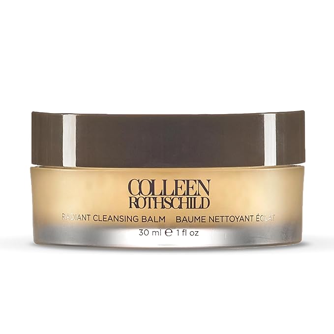 COLLEEN ROTHSCHILD Mini Radiant Cleansing Balm | Deeply Cleanses, Soothes & Removes Makeup & Impurities | Restores Luminosity | Calms & Decongests | Combats Dehydration (1 fl oz)-VeraVaultWomen