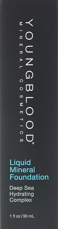 Youngblood Clean Luxury Cosmetics Liquid Mineral Foundation, Capri | Dewy Mineral Lightweight Full Coverage Makeup for Dry Skin Poreless Flawless Tinted Glow | Vegan, Cruelty Free, Gluten-Free-VeraVaultWomen