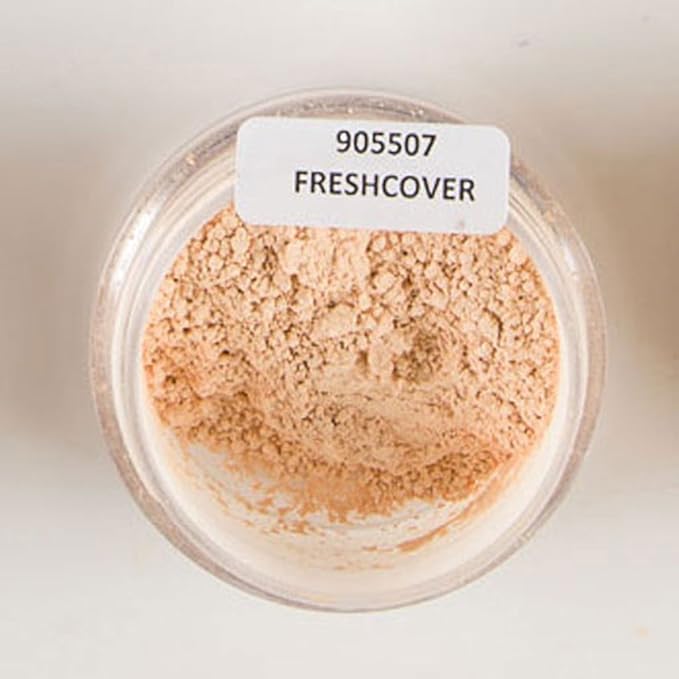 Mineral Powder Foundation, with puff, Freshcover, 6 Gram-VeraVaultWomen