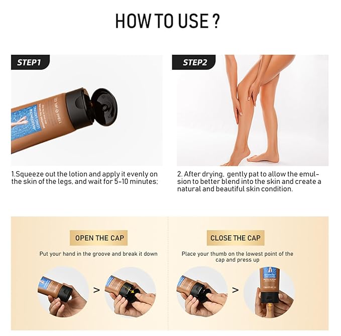 Leg Makeup Waterproof No Transfer, Leg Vein Cover up Makeup for Varicose Veins Waterproof Black Skin, Leg and Body Scar Cover up Makeup for Tattoo Cover Up, Long Lasting Body Foundation (3#, 4oz)-VeraVaultWomen