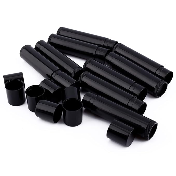 100Pc Empty Lip Balm Tubes with Cap, Small Lightweight, Use for Lip Gloss or Lip Balm Safe Plastic Material 5ml Volume Lipstick Tubes Plastic Lip Balm Containers Tubes-VeraVaultWomen