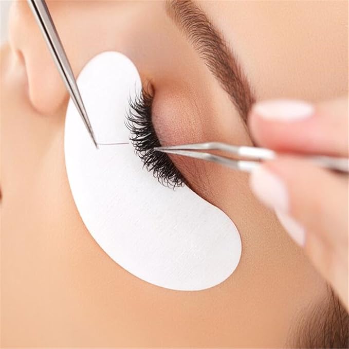 100 Pairs Set,Eye Gel Patches,Under Eye Pads Lint Free Lash Extension Eye Gel Patches for Eyelash Extension (gold)-VeraVaultWomen
