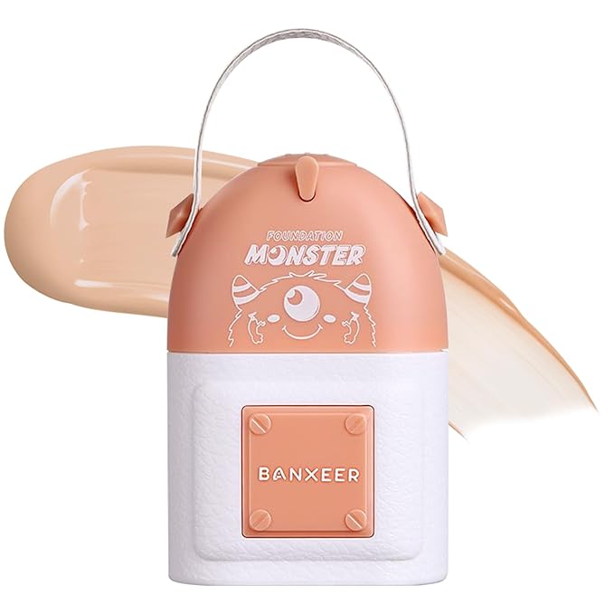 Concealer Moisturizing Gradient Foundation, Lightness Oil Control Long Lasting Waterproof Full Coverage Color Correcting Foundation-VeraVaultWomen