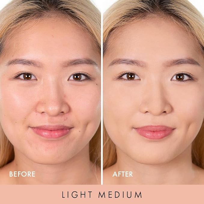 Wander Beauty Wanderlust Powder Foundation -Light Medium-Blurs and Evens Skin Tone-Perfects and Hydrates With Hyaluronic Acid, Aloe,Honeysuckle, & Vitamin E -Lightweight, Buildable Coverage - 0.31 oz-VeraVaultWomen
