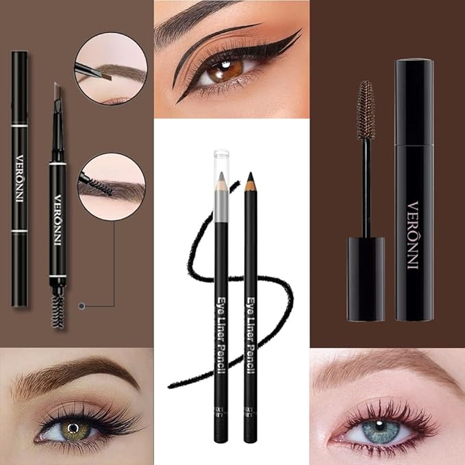 Makeup Kit for Women Full Kit, All in one makeup kit with Eyeshadow Eyeliner Eyebrow Lip Gloss Face Makeup & Brushes Full Starter Cosmetics Set For Girls & Teens (Set A)-VeraVaultWomen