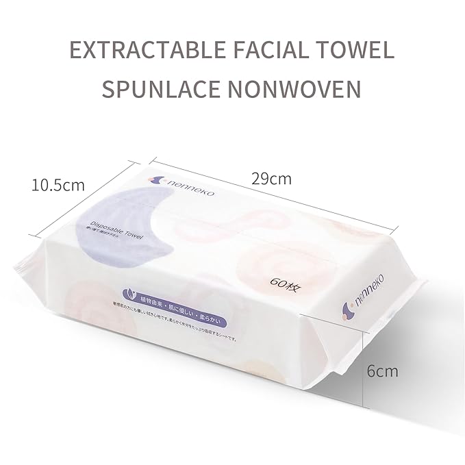 Disposable Face Towel XL Facial Wipes - Organic Vegan Biodegradable Face Towels,Ultra Soft Thick Wash Cloths for Adults and Baby, 100% Cotton Dry Wipes for Washing and Drying-VeraVaultWomen