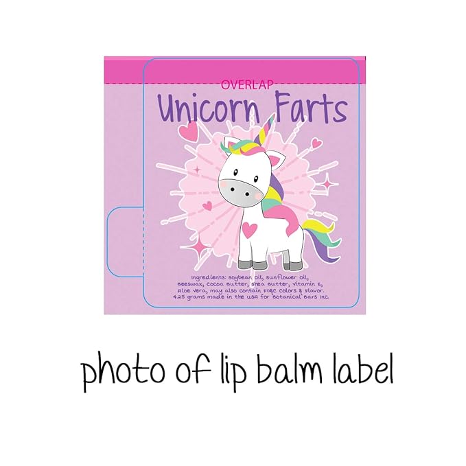 12 Unicorn Farts Lip Balm Favors - Unicorn Theme Lip Balms - Unicorn Party Favors - Girls Party Favors - Unicorn Farts Favors-VeraVaultWomen