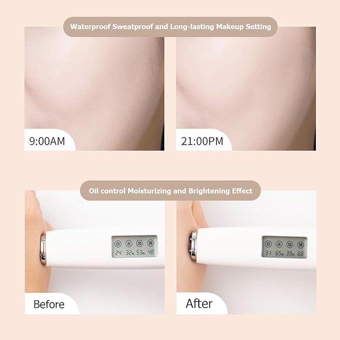 Happyhours 2 in 1 Foundation Anti-Wrinkle Concealer with Built-in Brush, Novo Foundation and Concealer Double Head Makeup Stick, Waterproof Long Lasting Anti-Wrinkle Concealer Foundation (2Pcs-01)-VeraVaultWomen