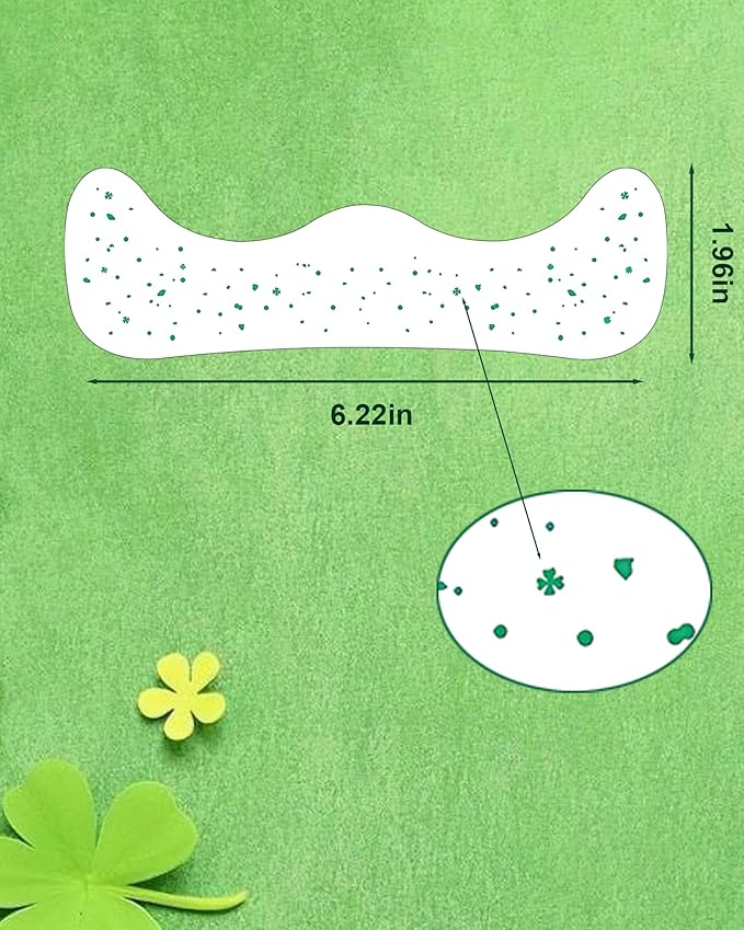 Glitter Freckles Face Tattoo, Green Face Glitter - Waterproof and Long-Lasting Face Glitter Speckles, Sparkle Makeup Patches for Rave Festivals and Parties (GREEN - 8 Sheets)