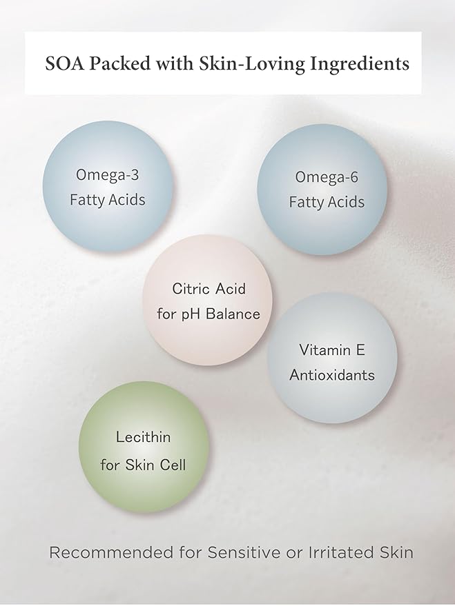 Facial Cleanse, Foaming Face Wash, Exfoliating and Hydrating Deep Skin Cleanser for Sensitive Skin-VeraVaultWomen
