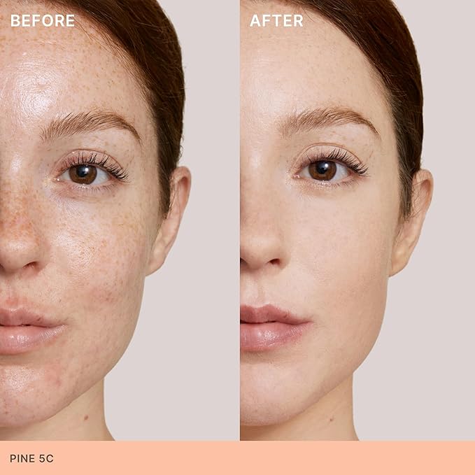 ILIA - Skin Rewind Complexion Stick - Foundation + Concealer + Skincare | Non-Toxic, Vegan, Cruelty-Free, Clean Makeup (5C - Pine, 0.35 oz | 10 g)-VeraVaultWomen