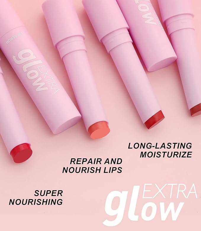 MAEPEOR Nourishing Lip Balm 8 Colors Smooth Moisturizing Lip Glow Gloss Non-Sticky and Long-lasting Hydrating Jelly Lip Balm for Women and Girls (Color 04)-VeraVaultWomen