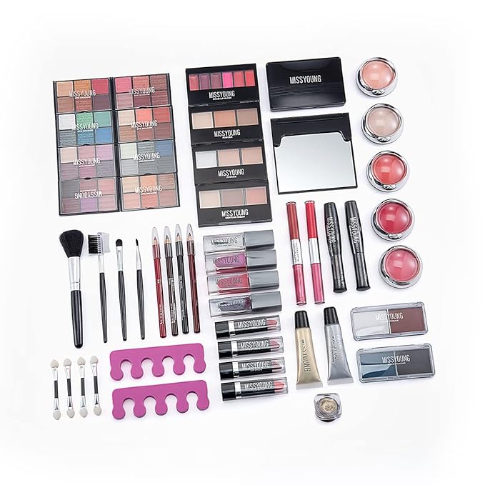 102 Colors Professional make up set, All in one makeup kit for women full kit, Cosmetics teenagers, Makeup palette-VeraVaultWomen