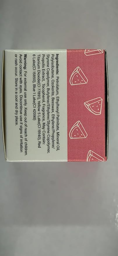 1 PCS Bee Lip Balm Honey Pot, Moisturizing Watermelon Sleeping Lip Balm Lip Mask Overnight, Hydrate Lip Repair Prevent Dry and Cracked Lip Care, Nourishes the Lip Skin, Reduces Lip Lines-VeraVaultWomen