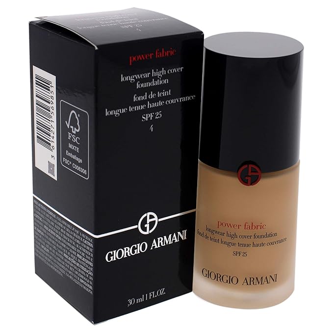 Giorgio Armani Power Fabric Longwear High Cover Foundation SPF 25-4 Women Foundation 1 oz-VeraVaultWomen