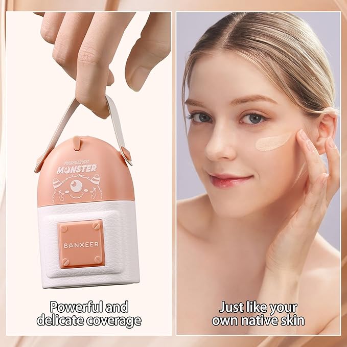 Concealer Moisturizing Gradient Foundation, Lightness Oil Control Long Lasting Waterproof Full Coverage Color Correcting Foundation-VeraVaultWomen