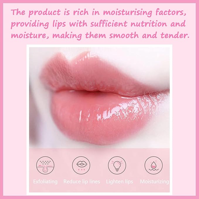 1 PCS Bee Lip Balm Lip Mask Honey Pot, Coconut Moisturizing Sleeping Lip Mask Overnight with Sticks, Lip Balm Honey Pot Lip Balm Hydrating Prevention Dry and Crack Lip Scrubs Exfoliator-VeraVaultWomen