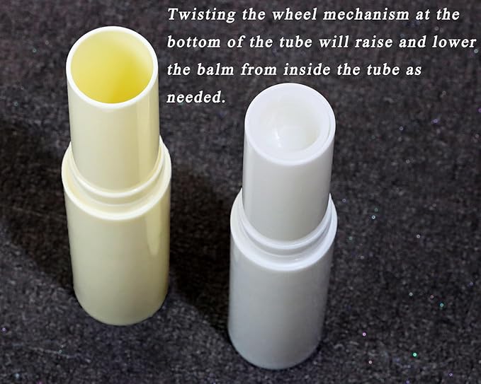 0.14oz Empty Flavored Lip Balm Container Tubes Plastic Homemade Moisturizing Lip Stick with Caps Bulk Fit for Women Adult DIY Making Supplies, 25 Count (Multicolor)-VeraVaultWomen