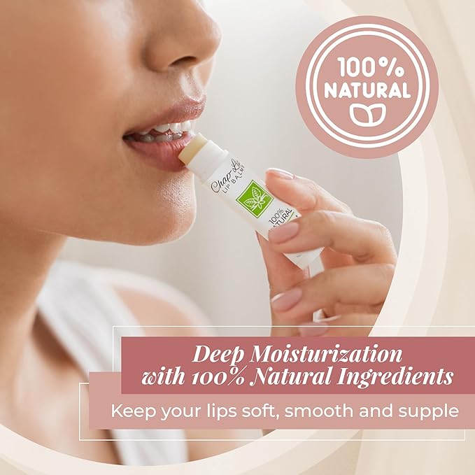 100% Natural Lip Balm Set, Hydrating and Moisturizing Beeswax Natural Flavor Assortment, Lip Moisturizer for Dry Lips, Cocoa Butter, Petroleum Free, 8 Count, 2 Pack-VeraVaultWomen