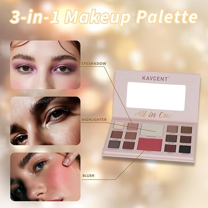 Makeup Kit Makeup Set for Women Teens full Kit Makeup Kits for Teenagers Makeup Gift Sets for Teen Girls Women Christmas Girls Gifts Eyeshadow-VeraVaultWomen