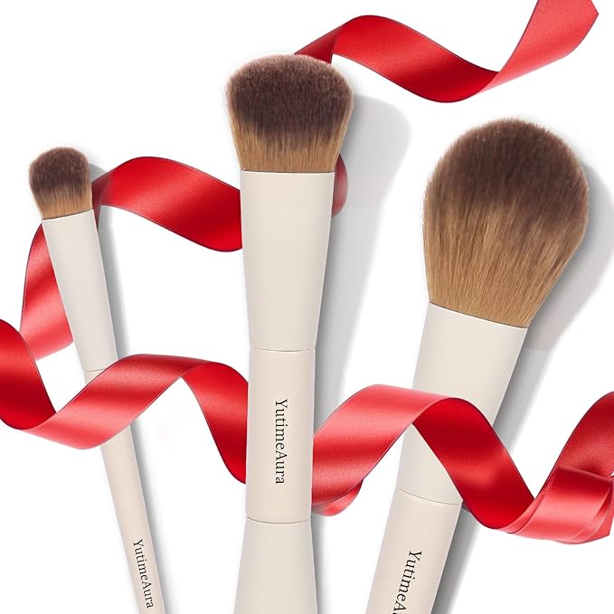 Makeup Brush Set 10pc, Dual-Ended Makeup Brushes For Bronzer, Contour, Eyeshadow, Blush, Concealer & Foundation Application-VeraVaultWomen