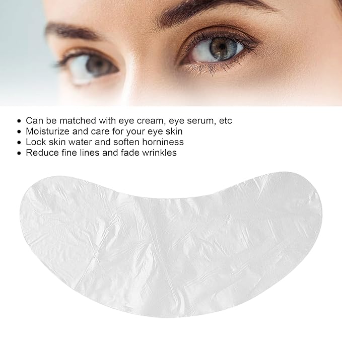 100 Pcs DIY Disposable Eye Pad Patch Dark Circles Under Eye Patches Promote Water Absorption Blocking Disposable Eye Skin Care Pads Skin Treatment For Wrinkles Eye Mask Pads For Dark Circles-VeraVaultWomen