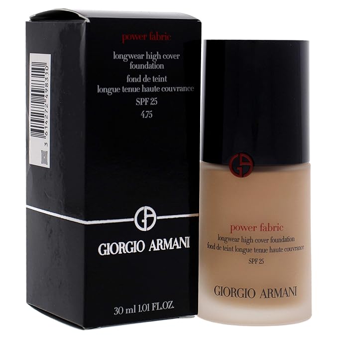 Giorgio Armani Power Fabric Longwear High Cover Foundation SPF 25 - 4.75 Women Foundation 1 oz-VeraVaultWomen