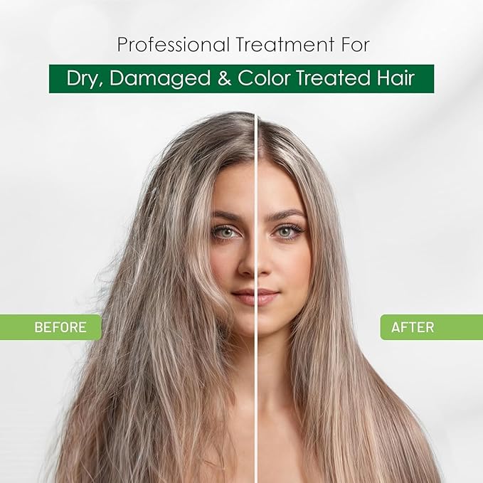 Herbishh Argan Oil & Hair Mask Combo For Deep Conditioning Treatment – Argan Oil for Hair Repair & Frizz Control (30ml) & Argan Hair Mask for Hydration (150ml), Sulfate & Paraben Free-VeraVaultWomen