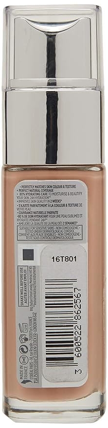 L'Oreal Paris New True Match Foundation 30ml - 5D/5W Golden Sand-VeraVaultWomen