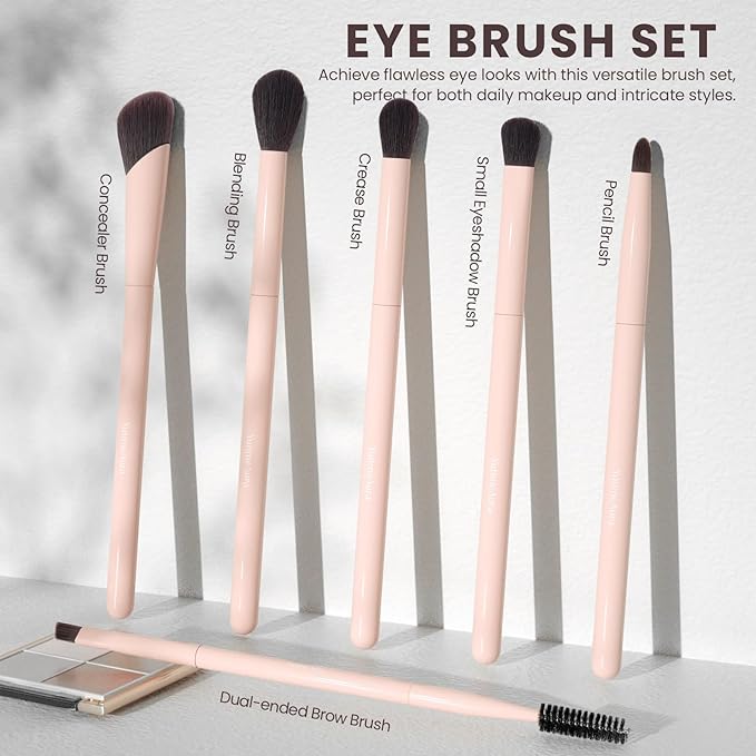 Makeup Brushes 10Pcs Professional Makeup Brush Set Foundation Contour Concealer Blush Highlight Powder Blending Eye Shadow Brush-VeraVaultWomen