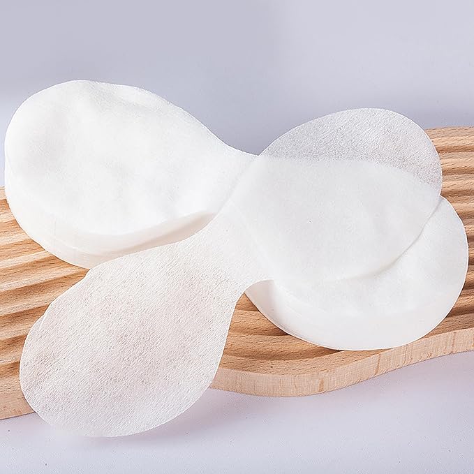 100 Sheets Disposable Eye Mask Paper,Non Woven Eye Care Cotton,Eye Pads for Facials,Patches Paper Eye Covers,DIY Clear Eye Mask Paper Beauty Sheets for Makeup Skincare Spa Wrap Moisture Retention-VeraVaultWomen