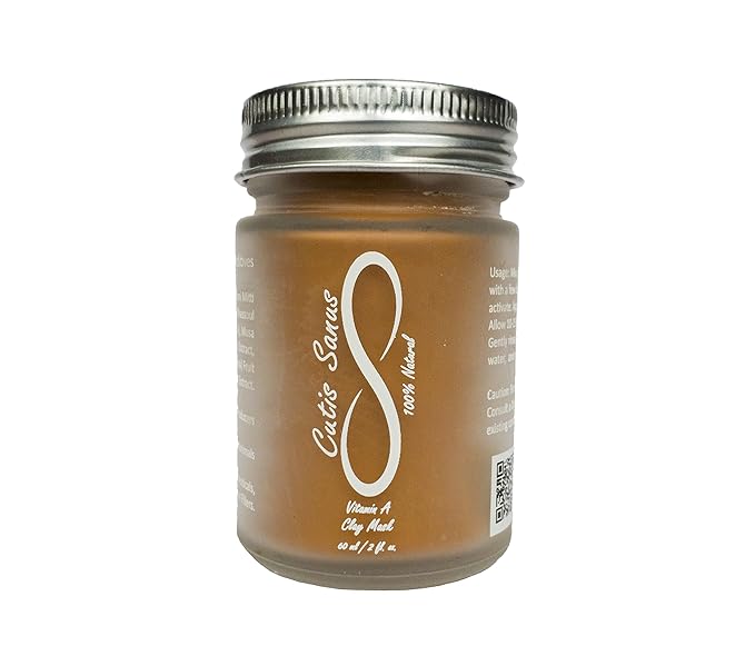 100% Natural Vitamin A Clay Mask 120g All Clay & No Water-VeraVaultWomen