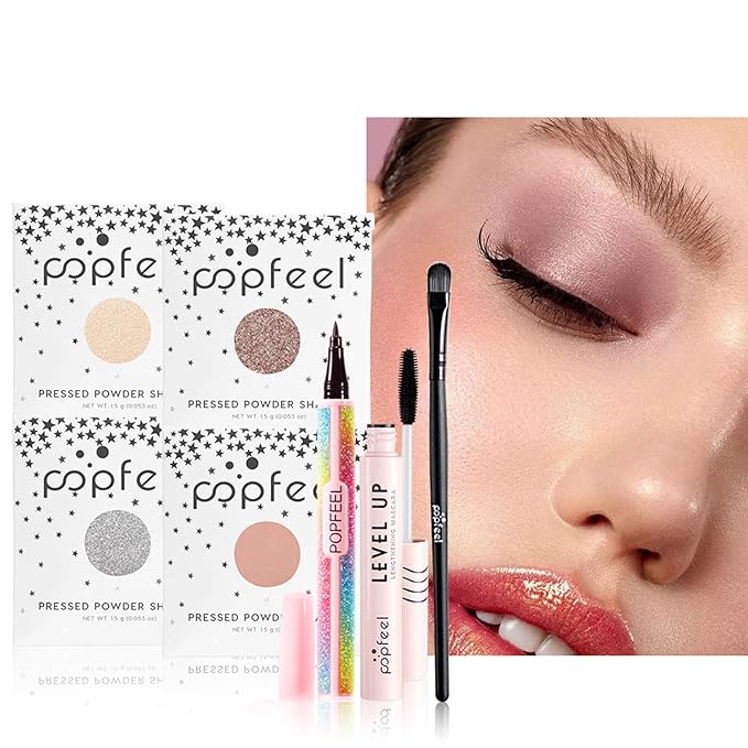 Makeup Kit for Teenager Girls, Full Cosmetics Makeup Kit for Girls 10-12 with Eyeshadow, Lipstick, Concealer, Lipgloss, Mascara, Makeup Brush etc, Cosmetics Gift Sets for Women, Teenage-VeraVaultWomen