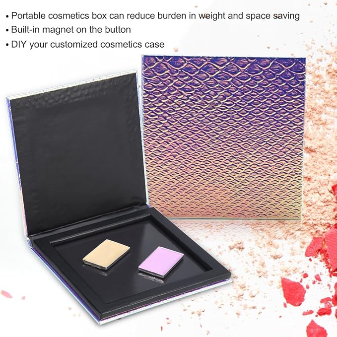 Magnetic Makeup Palette Empty,Magnetic Cosmetics Palette, Change Colour Grident Eyeshadow Powder DIY Makeup Storage Box-VeraVaultWomen