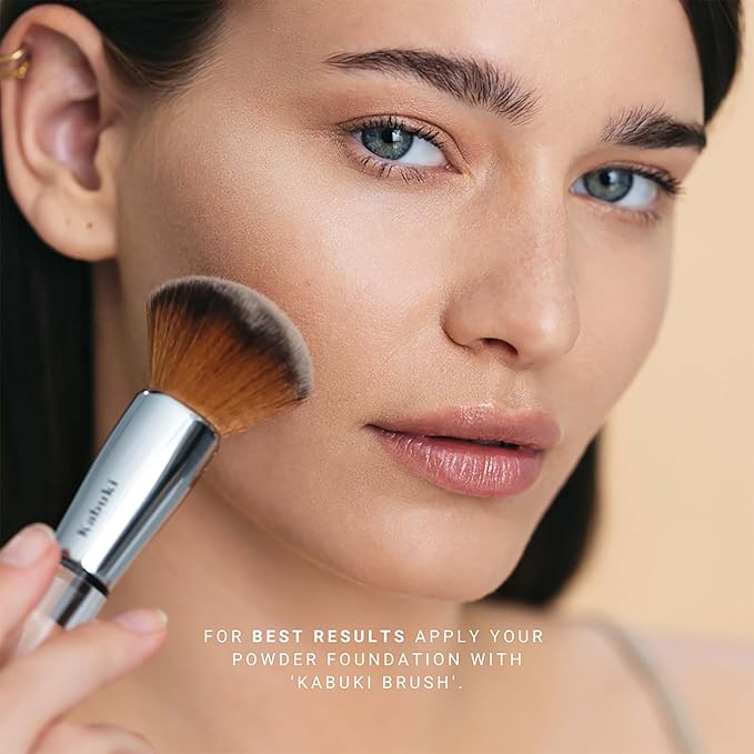 Mineral Powder Foundation - Longwear, Lightweight, Smooth Powder Formula - Blurring, Skin-Perfecting Finish - Vegan and Cruelty Free Formula - 025 Siv - 0.25 oz-VeraVaultWomen