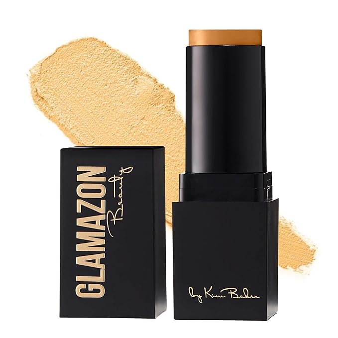 Glamazon Second to None Foundation Stick, Sunkissed Tan, Light-to-Full Coverage, Weightless Makeup With a Glowy Natural Finish-VeraVaultWomen
