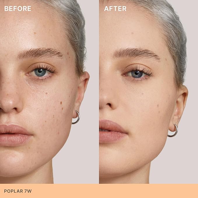 ILIA - Skin Rewind Complexion Stick - Foundation + Concealer + Skincare | Non-Toxic, Vegan, Cruelty-Free, Clean Makeup (7W - Poplar, 0.35 oz | 10 g)-VeraVaultWomen