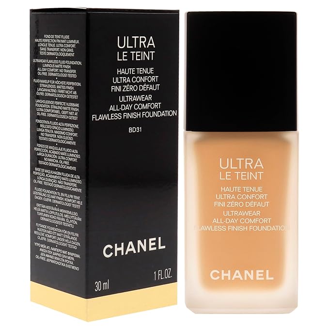 CHANEL Ultra Le Teint Ultrawear Flawless Foundation - BD31 Medium Golden for Women - 1 oz Foundation-VeraVaultWomen