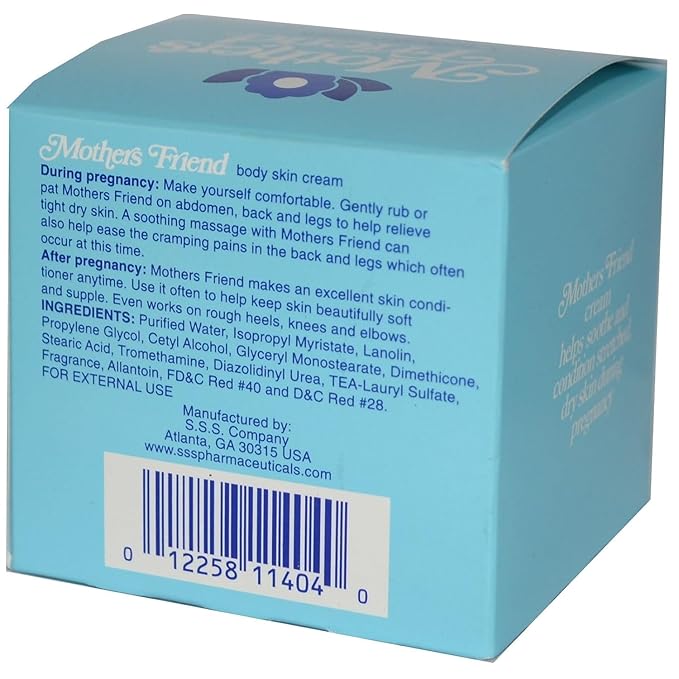 1 Pack of Mothers Friend Body and Skin Cream, for Stretched Tight and Dry Skin of Pregnancy-VeraVaultWomen