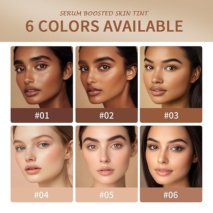 Beauty Balm Serum Boosted Skin Tint – Hydrating Tinted Moisturizer, Lightweight Solid Tinted Foundation Stick for Flawless, Sheer to Medium Coverage, Radiant & Dewy Finish, All-Day Wear (2#, 1)-VeraVaultWomen