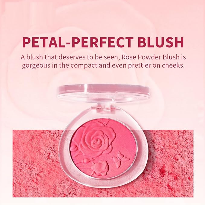 MAEPEOR Matte Face Blush 8 Colors Lightweight Natural Look Face Blush Long-Lasting and Highly Pigmented Powder Blush for Cheeks (Color 02)-VeraVaultWomen