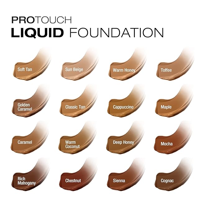 Kiss New York Professional Liquid Foundation - Lightweight and Hydrating Formula, Natural Finish, Control Shine, Cover Pores, Medium to Full Coverage, Green Tea Extract (Maple)-VeraVaultWomen
