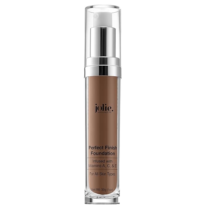 Jolie Perfect Finish Liquid Foundation Makeup SPF 15 Oil Free (DW2)-VeraVaultWomen