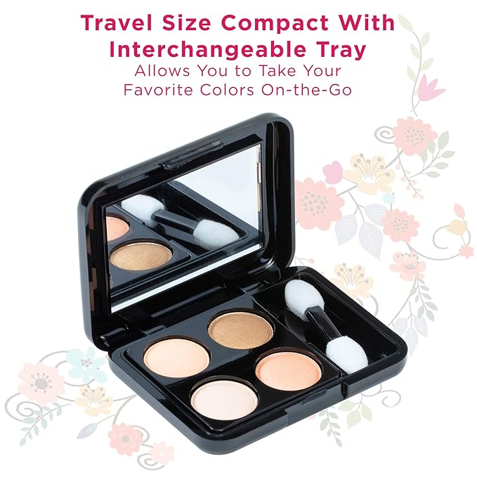 Makeup Kit Gift Set – 79 Piece - 32 Eye Shadows, 2 Blushes, 2 Lip Glosses, 2 Lipsticks, 2 Eye Liner Pencils, 1 Lip Liner Pencil, 1 Mascara - Case with Carrying Handle-VeraVaultWomen